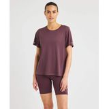 RÖHNISCH - team logo tee - Trainingsshirt - Paars - Korte Mouw