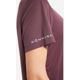 RÖHNISCH - team logo tee - Trainingsshirt - Paars - Korte Mouw