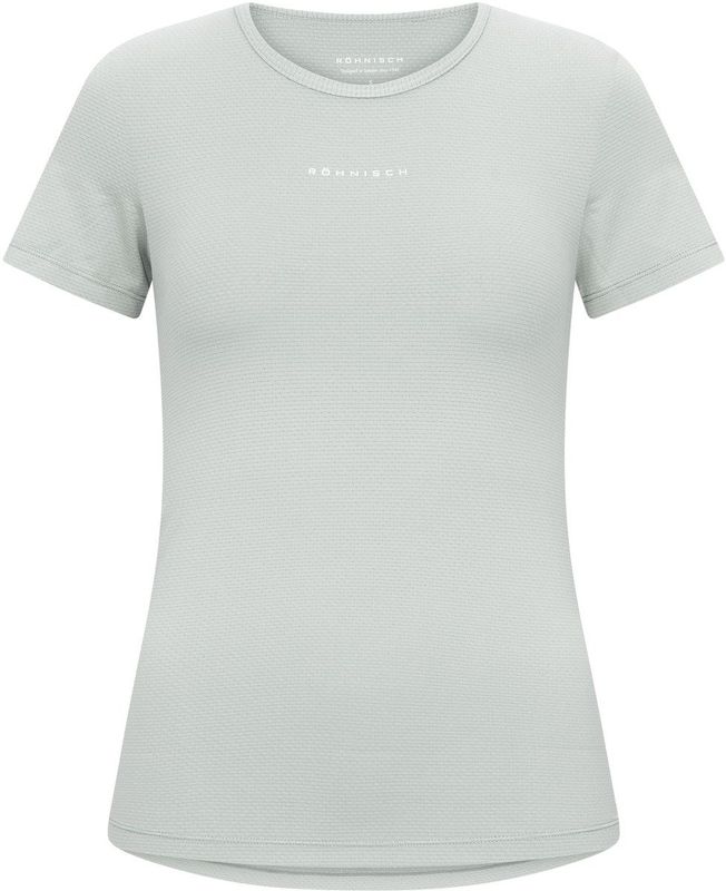 Röhnisch - Jacquard SS Top - Training T-shirt - Grijs - Lange Mouw - Dames