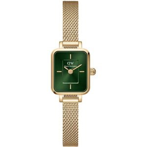 Daniel Wellington Quadro DW00100653 Quadro Mini Evergold Horloge