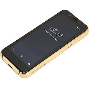 Mini Mobiele Telefoon, 3 GB RAM 32 GB ROM 3,5 Inch Mini-smartphone-vingerafdrukontgrendeling voor School (Goud groen)