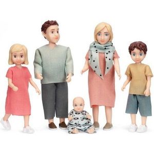 Lundby Set - Poppenhuisfamilie 'Charlie' (5-Delig)
