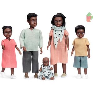 Lundby Set - Poppenhuisfamilie 'Billie' (5-Delig)