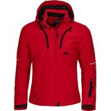 Projob - 3413 - Gevoerde Softshell Damesjas - Rood - 100% Polyester