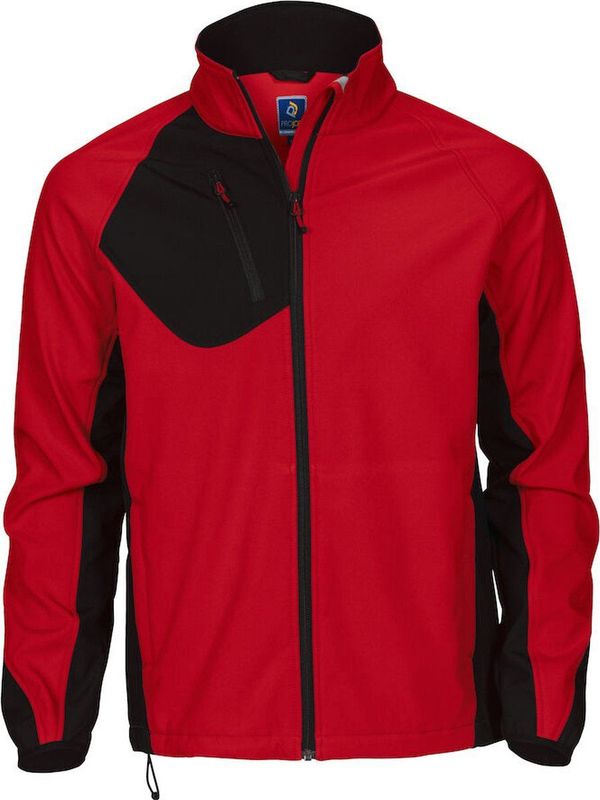 Projob 2422 Softshell Jas Rood maat XS