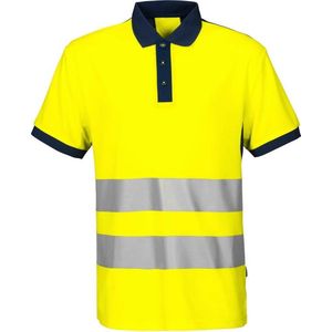 ProJob 6008 SIGNALISATIEPOLO EN ISO 20471 KLASSE 2 646008 - Geel Marine