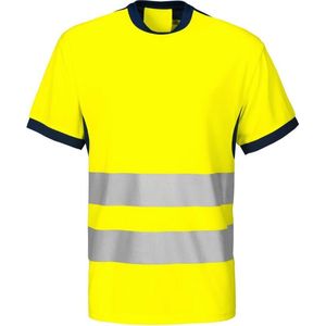 ProJob 6009 SIGNALISATIET-SHIRT EN ISO 20471 KLASSE 2 646009 - Geel Marine