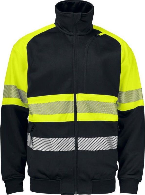 ProJob 6120 SIGNALISATIE SWEATER EN ISO 20471 KLASSE 1 646120 - Geel/Zwart