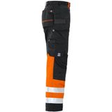 Projob 6502 Werkbroek - ISO 20471 Klasse 1 Oranje/Zwart maat C56