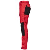 Projob 2521 Dames Stretchbroek Zonder Kniezakken 642521 - Rood