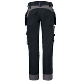Projob 5522 Damesbroek Met Kniezakken en Spijkerzakken 645522 - Zwart