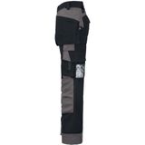 Projob 5522 Damesbroek Met Kniezakken en Spijkerzakken 645522 - Zwart