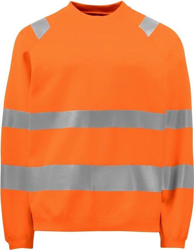 Projob Sweater EN ISO20471 Klasse 3 6106 Oranje - Maat 4XL