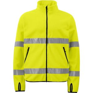 Projob - 6327 - Fleece Jas - Helder Geel - Signalisatie EN ISO 20471 Klasse 3