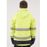 ProJob 6440 SIGNALISATIE REGENJAS EN ISO 20471 KLASSE 3 646440 - Geel/Marine - 4XL