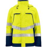 Projob 6440 Functionele Jas - ISO 20471 Klasse 3 / En 343 Klasse 3/3 Geel/Marine maat 4XL