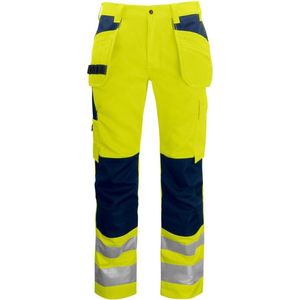ProJob 6531 - Signalisatiebroek - Geel - Met Kniezakken en Spijkerzakken - ISO 20471 Klasse 2