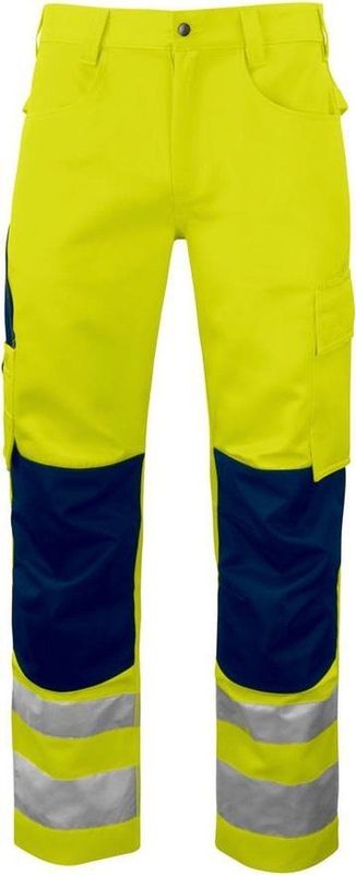 Projob Werkbroek EN ISO20471 Klasse 2 6532 Geel/Marine
