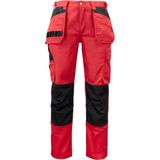 Projob 5531 Broek Met Kniezakken en Spijkerzakken 645531 - Rood