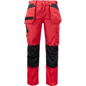 Projob 5531 Broek Met Kniezakken en Spijkerzakken 645531 - Rood