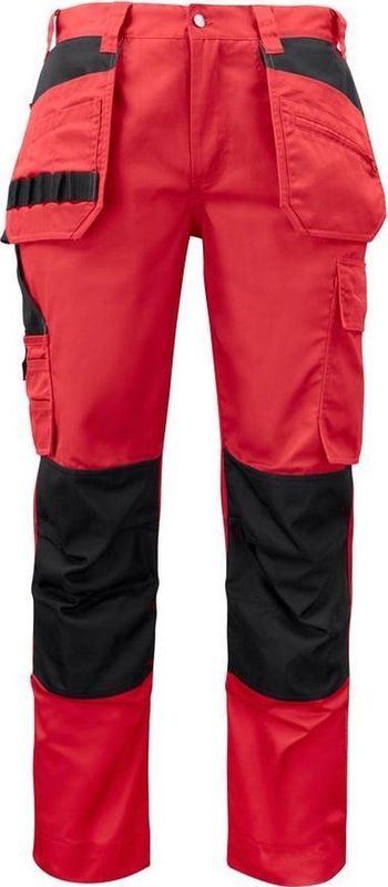 Projob 5531 Broek Met Kniezakken en Spijkerzakken 645531 - Rood