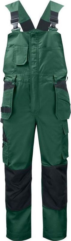 Projob 5630 Bretelbroek Met Kniezakken en Spijkerzakken 645630 - Woudgroen