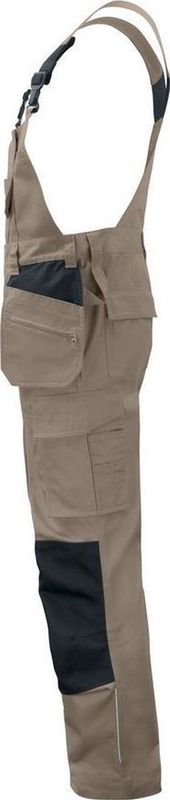 Projob 5630 Bretelbroek Met Kniezakken en Spijkerzakken 645630 - Kaki
