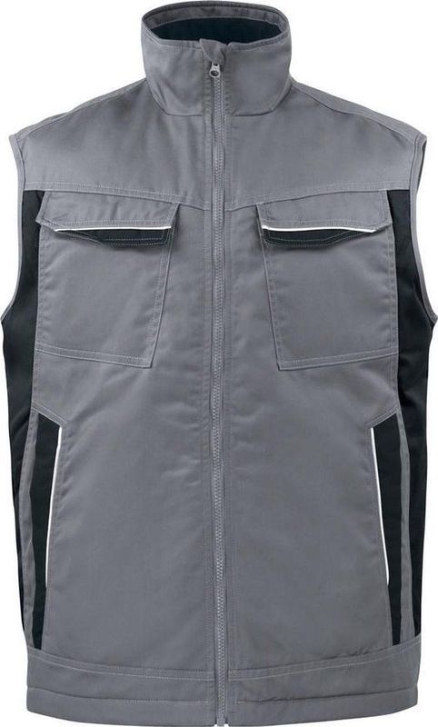 Projob - 5704 - Gewatteerd Vest - Polyester/Katoen - Met Reflectiebiezen