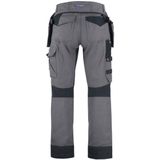 Projob 5524 Canvas Broek Met Kniezakken en Spijkerzakken 645524 - Grijs