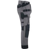 Projob 5524 Canvas Broek Met Kniezakken en Spijkerzakken 645524 - Grijs