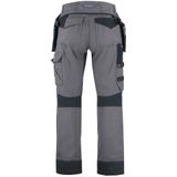 Projob 5524 Canvas Broek Met Kniezakken en Spijkerzakken 645524 - Grijs