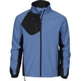 Jassens - Softshell - Blauw - 96% Polyester 4% Spandex - Met Fleecevoering