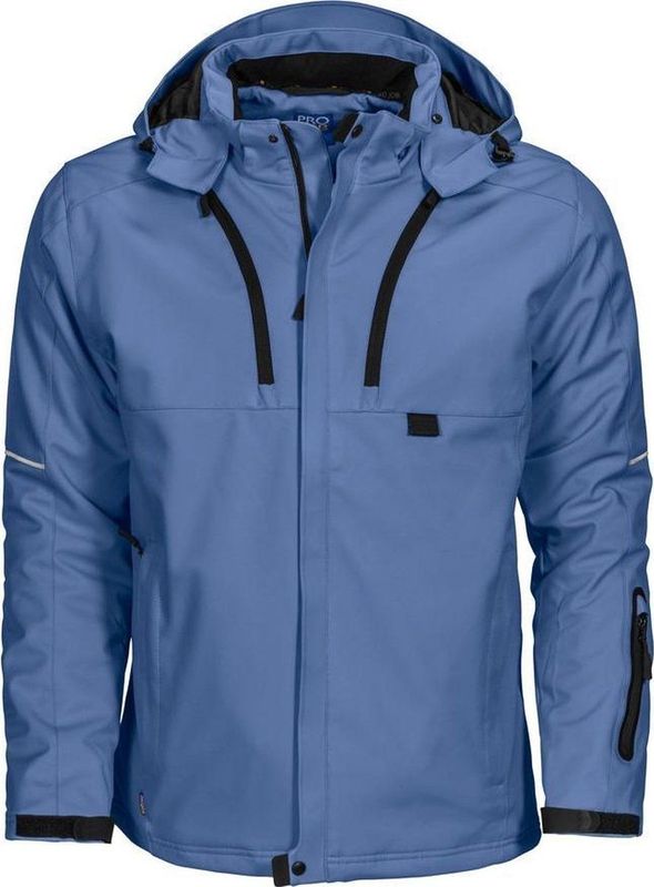 Projob - 3407 - Gevoerde Softshell Jas - Hemelsblauw