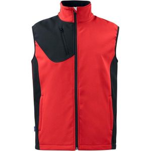 Projob 3702 - Softshellvest - Ademend - Fleecevoering - Zwart