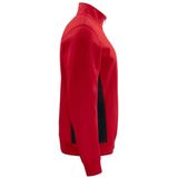 Projob Sweater met halve ritssluiting 642128 Rood