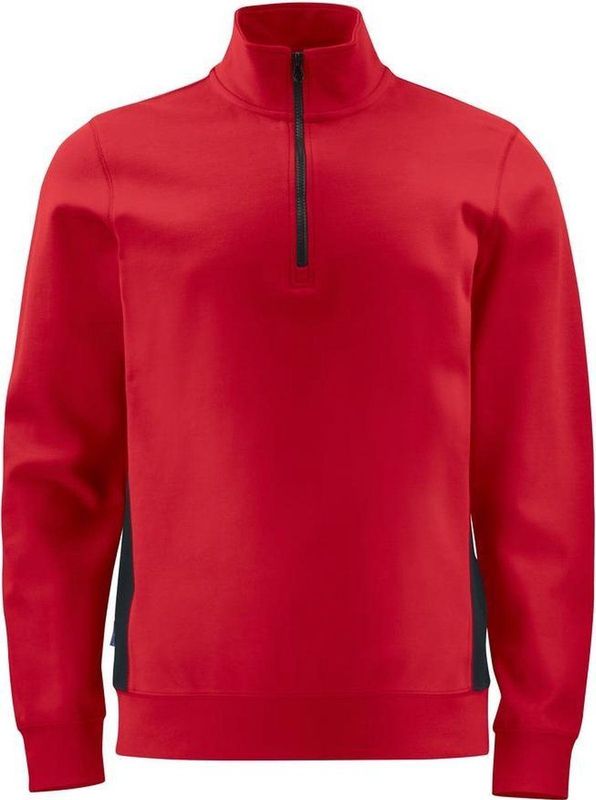 Projob Sweater met halve ritssluiting 642128 Rood