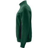 Projob Sweater met halve ritssluiting 642128 Woudgroen