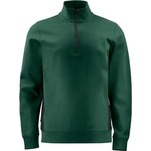 Projob Sweater met halve ritssluiting 642128 Woudgroen