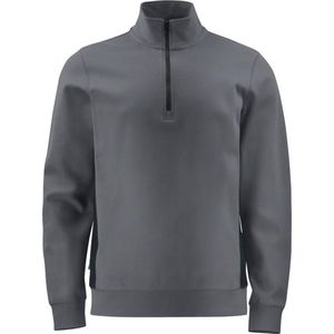 Projob Sweater met halve ritssluiting 642128 Grijs