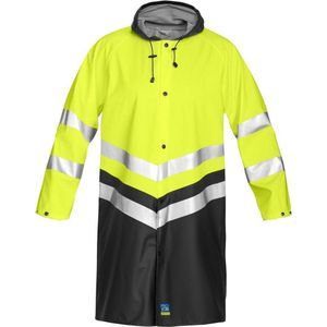 ProJob 6403 LANGE SIGNALISATIEREGENJAS EN ISO 20471 KLASSE 3 646403 - Geel/Zwart - S