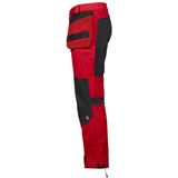 Projob 3520 Stretchbroek Met Afneembare Spijkerzakken 643520 - Rood