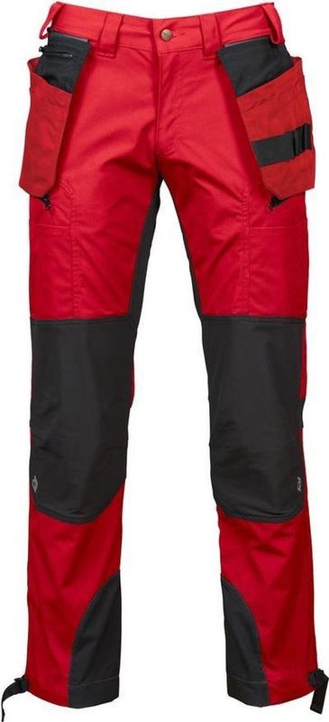 Projob 3520 Stretchbroek Met Afneembare Spijkerzakken 643520 - Rood