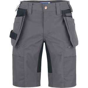 Projob 3521 Stretchshort Met Afneembare Spijkerzakken 643521 - Grijs