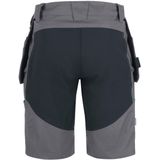 ProJob 3521 - Stretchshort - Grijs - Met Afneembare Spijkerzakken
