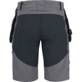 ProJob 3521 - Stretchshort - Grijs - Met Afneembare Spijkerzakken