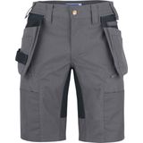ProJob 3521 - Stretchshort - Grijs - Met Afneembare Spijkerzakken