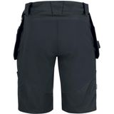 Projob 3521 Stretchshort Met Afneembare Spijkerzakken 643521 - Zwart