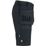 Projob 3521 Stretchshort Met Afneembare Spijkerzakken 643521 - Zwart