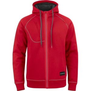 ProJob 2130 HOODIE MET TEDDYVOERING 642130 - Rood