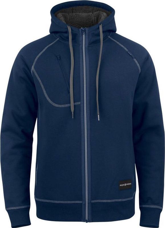 ProJob 2130 HOODIE MET TEDDYVOERING 642130 - Marine
